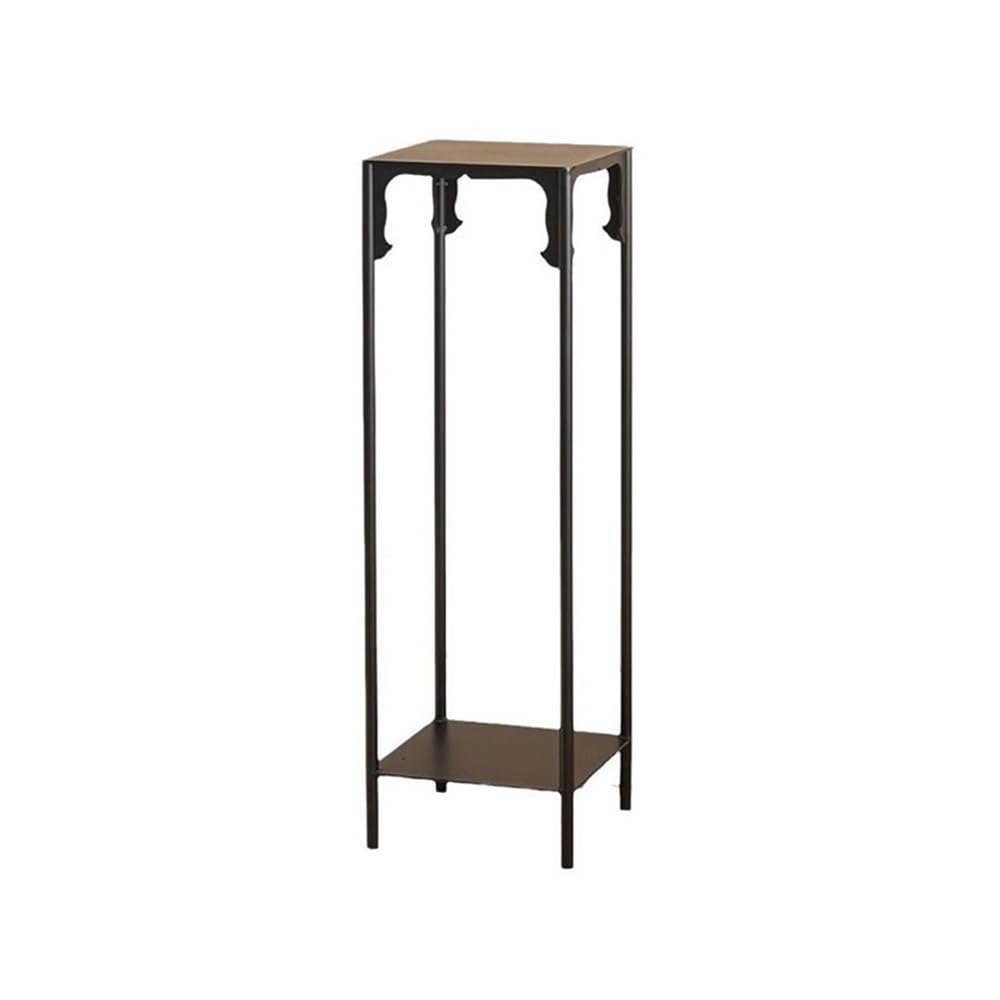 birene Vase Stand Double Iron Chinese Floor Bonsai Rack, Ornaments Display Stand Household