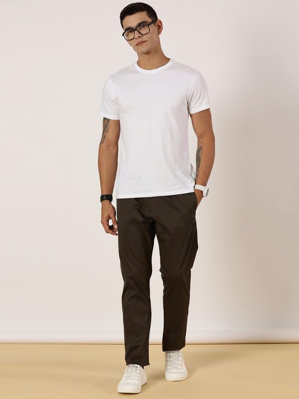 Image of BEEVEE Solid Lounge Wear Bottoms for Men