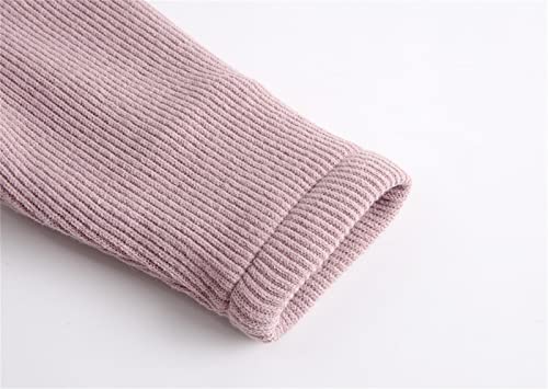 Toddler Baby Boys Girls Long Sleeve Solid Ribbed Rabbit Ear Hooded Jacket Thick Coat Outer Outwear Clothes4