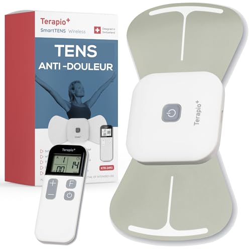 TERAPIO Électrostimulateur Anti Douleur TENS Sans Fil. Appareil TENS Portable. Neurostimulateur...
