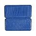 Men'S Fashion Magic Money Clip Leather Minimalistic Slim Wallet(Blue)