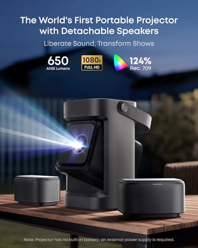 Portable Smart Projector 4K Support