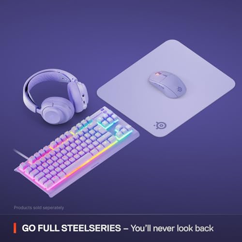 Image of SteelSeries QcK Cloth Gaming Mouse Pad - Exclusive Micro-Woven Surface - Optimized for Gaming Sensors - Maximum Control - Size M - Lavender