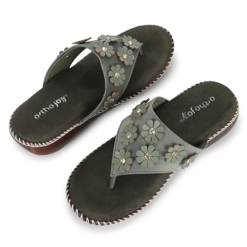 Image of ORTHO JOY doctor Fancy Footwear for women || Orthopedic Women's Fancy Slipper /Sandal For Women