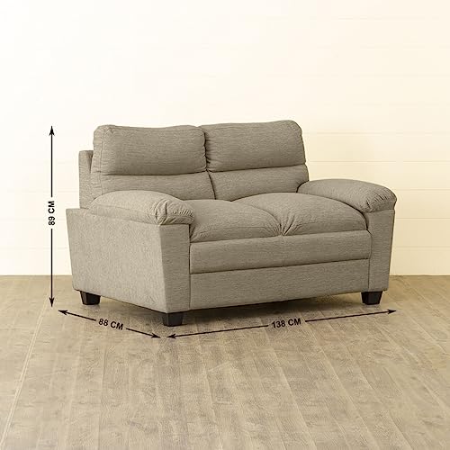 Image of Home Centre Helios Scott Nxt Beige Fabric 3+2 Seater Sofa Set