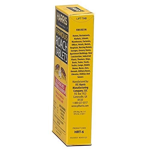 P. F. Harris Mfg.HRT6Roach Killer Tablets-6 OZ ROACH TABLETS (並行輸入品)