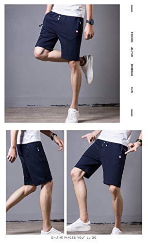 Authentics Teen Boy's & Tall Classic Relaxed Fit Stretch Cargo Short Plus Size For Fat Boys Size 10 Navy Blue #TOP3