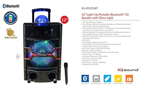 light up dj speakers