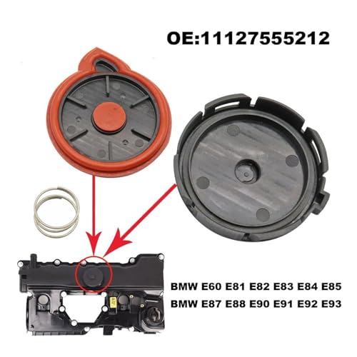 Cubierta de válvula PCV 11128645888 de 5 piezas para motor de coche E60 E90 y serie X 2