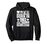Photo Gallery born in 1962 contenuto etichetta di avviso codice a barre compleanno felpa con cappuccio Photo Gallery born in 1962 contenuto etichetta di avviso codice a barre compleanno felpa con cappuccio