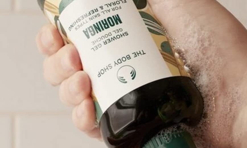 The Body Shop Vegan Moringa Shower Gel 750 Ml (New), 750 ml (Pack of 1) - Image 3