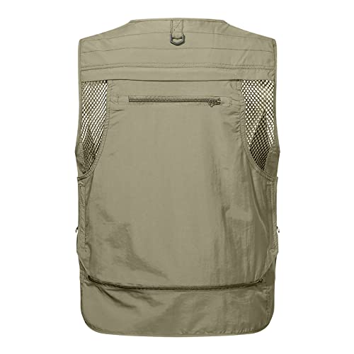 Chaleco de algodón lavado premium con cremallera para hombre estilo soild casual 2