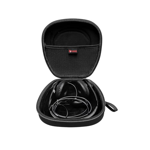 XANAD Étui Casque pour Compatible logitech h390 Logitech Zone 300 Logitech H111 Logitech H340 / EKSA/Jabra/New Bee/EPOS Casque Bluetooth sans Fil avec Microphone Anti-Parasite Housse（Noir）
