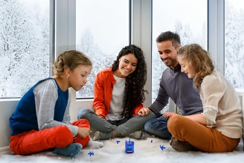 BestSaller 3011 SUPER SIX ’Travel’ aus ABS, 5xØ5cm, auch für die Reise, 36 Spielstäbchen & 2 Würfel, rot (1 Stück)