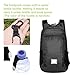 Jeorywoet Hiking Backpack Foldable Backpack Ultra Light Waterproof Travel Backpack for Sports Storage Suitable for Outdoor Cycling Camping and Picnic 20L(Black), Ultra Light Waterproof Bag
