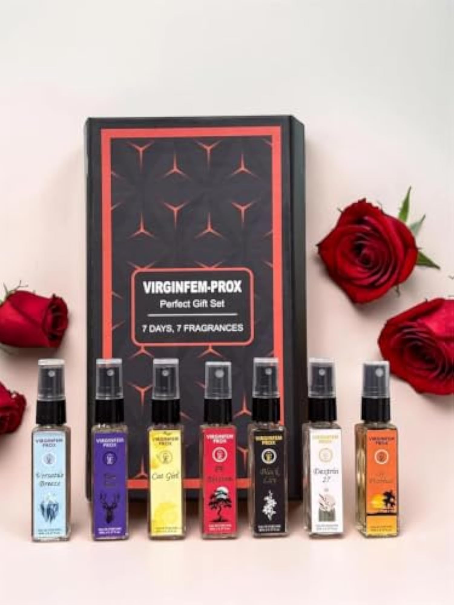 Virginfem Prox Perfume Discovery Set, 7 Fragrances x 8 ml