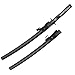 MAKOTO Handmade Sharp Katana Black Japanese Samurai Sword 40