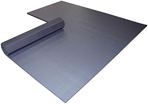 Dollamur 10x10x1.25" Jiu-Jitsu Mat, Charcoal Grey, Tatami