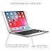 Brydge 10.5 Keyboard for iPad Air (2019) and iPad Pro 10.5-inch | Aluminum Bluetooth 4.2 Keyboard with Backlit Keys (Silver)