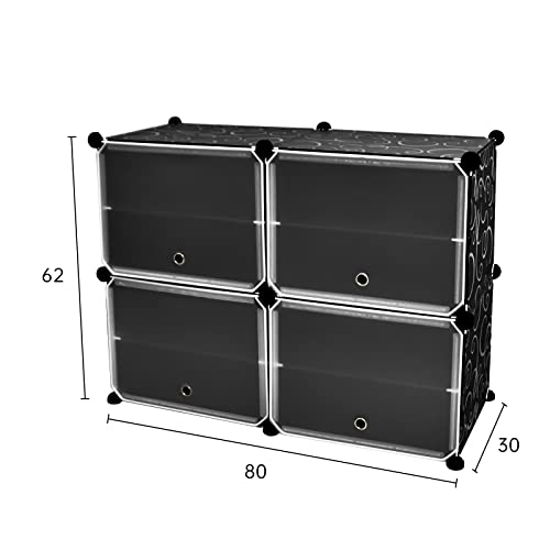 Funny Foal Portable Shoe Rack 16 Pairs Organizer Shoe Organizer Expandable Shoe Storage Cabinet Narrow Standing Stackable Space Saver Shoe Rack For Entryway Transparent Door Shelving For Store Shoes #TOP1