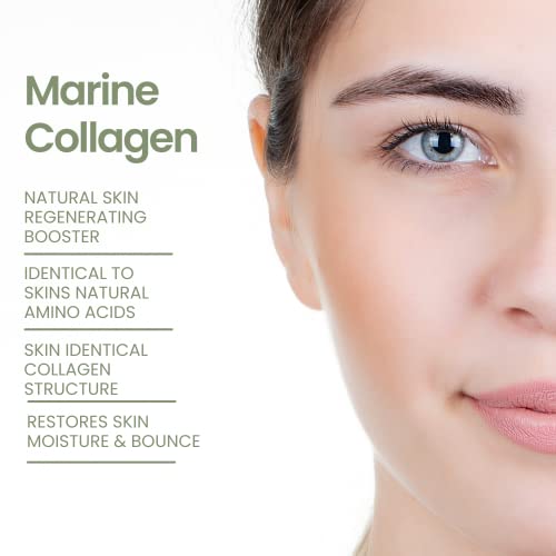 Natural Outcome Collagen Serum For Face By Natural Outcome Skin Care - Ultra Impact Marine Collagen Peptides Serum For Face - Facial Moisturizer Anti Aging Serum Gel For Firming thumb #5