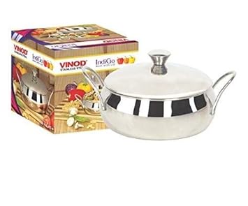 Vinod Stainless Steel Indigo Bowl with Side Handle - 900 ML