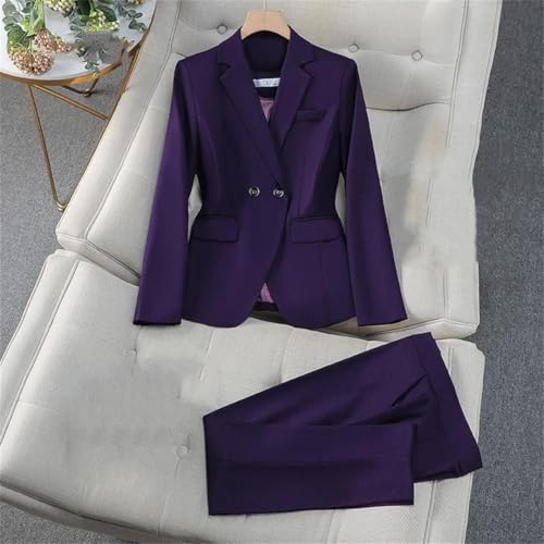 Office Blazer Trousers Sets Women's Suit Pants Sets Spring Fashion Elegant 2 Piece Work Outfit2