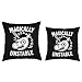 Magically Unstable Angry Unicorn Throw Pillow