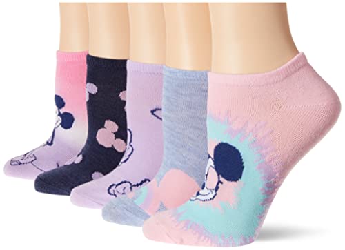 Image of Disney Women's Mickey Mouse 5 Pack No Show Socks