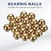 uxcell 40 Pcs Bearing Balls, 8mm Diameter H62 Precision Solid Brass Bearing Balls Industrial Brass Ball Spheres for Machinery, Automotive, and DIY