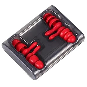 Oordopjes Ruisonderdrukking Oordopjes Geluidsblokkering Oordopjes Zacht Waterdicht voor Slapen Zwemmen Rood