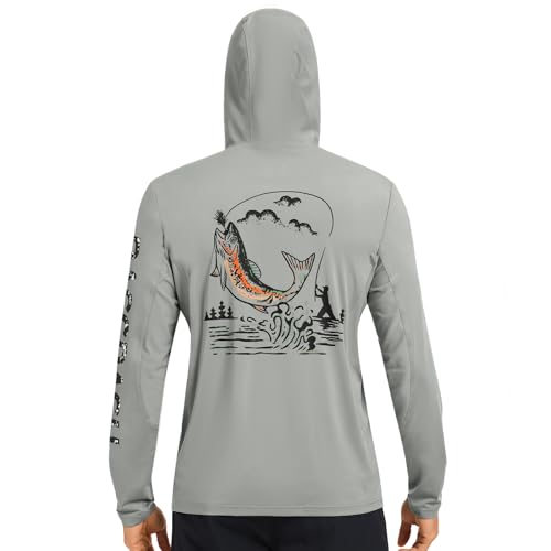 Sweat de pêche anti-UV homme pour éviter les coups de soleil et la sueur