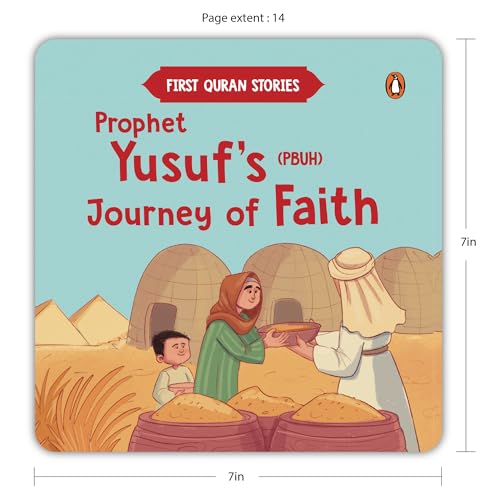 Image of First Quran Stories: Prophet Yusuf's (PBUH) Journey of Faith: An Illustrated Story Book for Kids About Prophet | Inspirational Islamic Story | Teaches Patience, Faith & Forgiveness | Ages 5+ [Select Learning]
