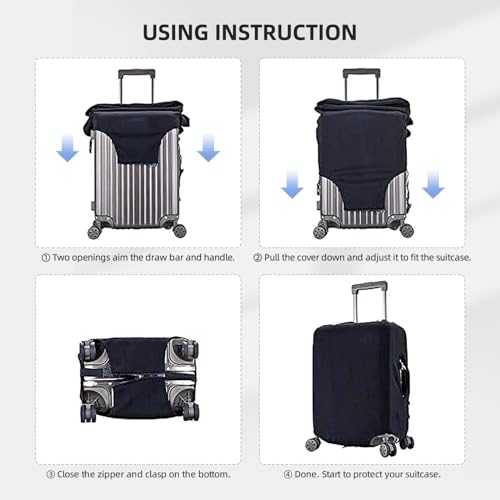 Travel Luggage Cover for Suitcase Elastic Suitcase Protector Colorful camel hand drawing Suitcase Covers Washable Suitcase Protective Cover Dust-proof Luggage Covers Fit 18-32 Inch Luggage3