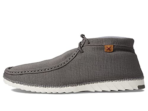 Image of Twisted X Men's Zero-X, Moc Toe with Zero-X, High Top Steel Grey, 12 W