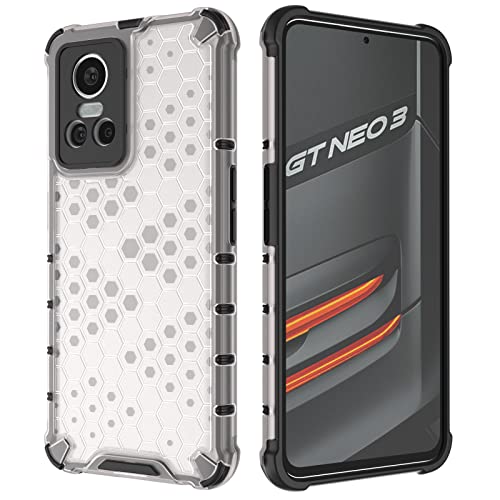 Image of Glasgow Back Case Cover Compatible with Realme GT Neo3 5G (Stylish Design) - Transparent