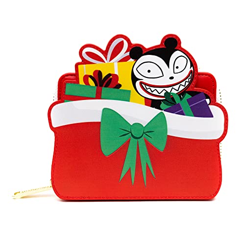 Loungefly Pesadilla antes de Navidad, Cartera de peluche de miedo de la ciudad de Navidad, Jack...