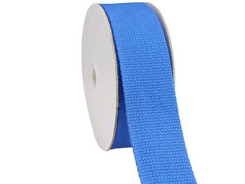 JESEP YONG 1.5inch Royal Blue Cotton Webbing Straps 30ft for Bag & Sewing