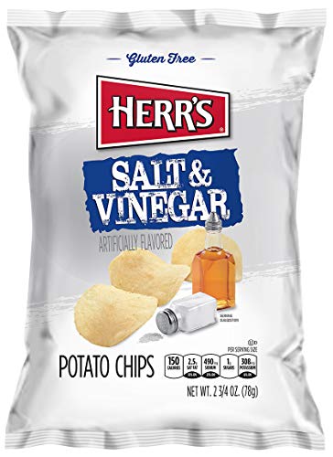 Herr's - Salt And Vinegar Potato Chips, Pack Of 24 Bags #TOP19