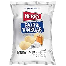 Herrs - Salt and Vinegar Potato Chips, Pack of 24 bags