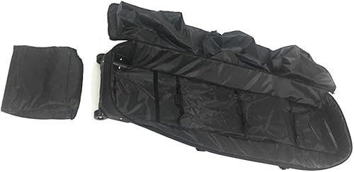 Miniatura 6 de UNISTRENGH Bolsa de snowboard acolchada 2 en 1 con ruedas, bolsa de viaje para esquís, snowboard y botas