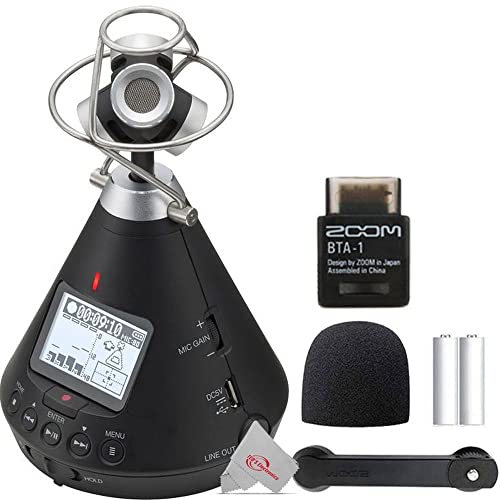 Zoom H3 VR Handy Audio Recorder + ZOOM BTA-1 Bluetooth Adaptor