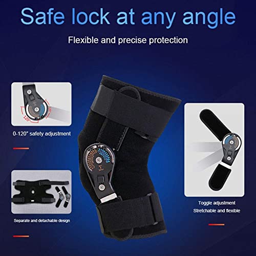 Attelle d'immobilisation de genou réglable post-opératoire