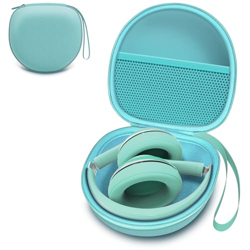 Image of Headphone Case Compatible with BERIBES /TOZO /KVIDIO /Beats /Soundcore Anker /JBL Noise Cancelling Over-Ear Headphones, Mint Green