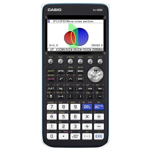 CASIO PRIZM FX-CG50 Calculadora gráfica colorida, preto e branco, 19 cm L x 25 cm C x 5 cm A