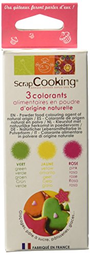  Scrapcooking - 3 Colorants alimentaire en poud...