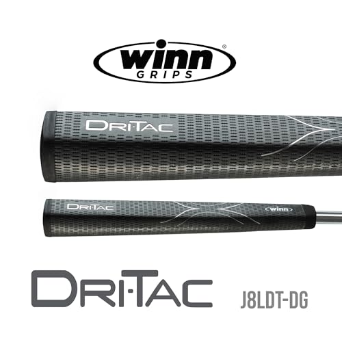 Winn DriTac Lite Jumbo Pistol Putter Grip - Dark Gray