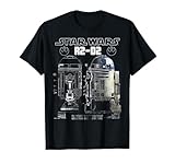 Star Wars R2-D2 Astromech Droid Schematic Graphic T-Shirt T-Shirt