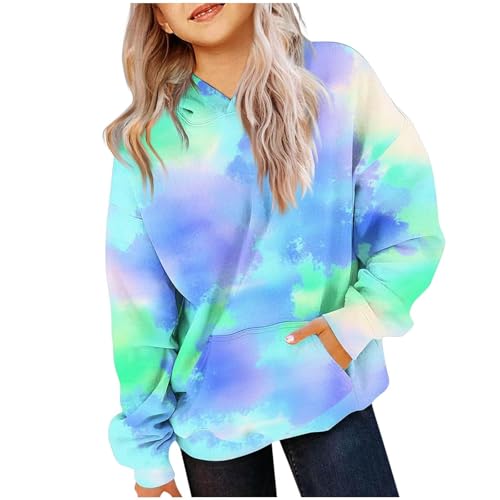 Hoodies for Teen Girls Trendy Preppy Hooded Oversized Cute Sweatshirts Long Sleeve Y2k Gradient Hoodies for Girl
