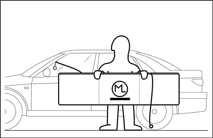 ML INNOVACIONES Protection Portière Magnétique Amovible Anti-Rayures Anti-Bosses Voiture